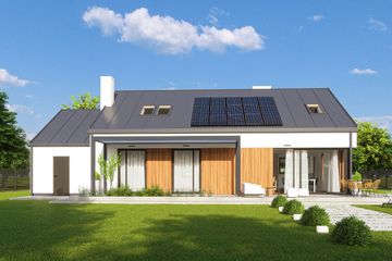  Projekt domu Elsa 2b modern (WRD3131) - projekt domu parterowego z poddaszem - Zdjęcie 3