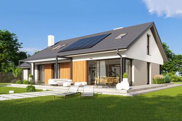  Projekt domu Elsa 2b klasyk (WRD3137) - projekt domu parterowego z poddaszem - Zdjęcie 2