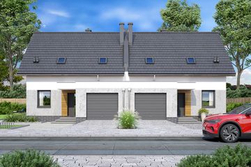  Projekt domu Lungo Duo (WOF1215) - projekt domu parterowego z poddaszem - Zdjęcie 3