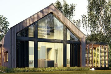  Projekt domu uA340 (WCB1491) - projekt domu parterowego - Zdjęcie 1