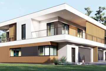  Projekt domu uA341 (WCB1490) - projekt domu z pełnym piętrem - Zdjęcie 2