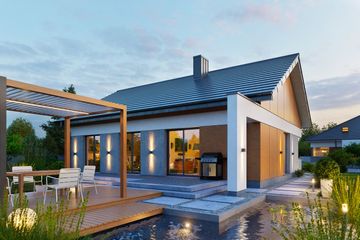  Projekt domu Domena 150 C (WRW1382) - projekt domu parterowego - Zdjęcie 2