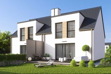  Projekt domu Kalipso 4 - bliźniak LLL (WRD3116) - projekt domu parterowego z poddaszem - Zdjęcie 2