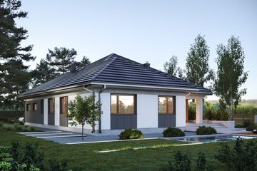  Projekt domu Martyna Rex (1867) (KRD3009) - projekt domu parterowego - Zdjęcie 4