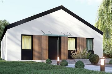  Projekt domu uA344 (WCB1488) - projekt domu parterowego - Zdjęcie 2