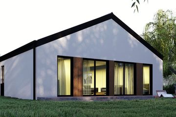  Projekt domu uA344 (WCB1488) - projekt domu parterowego - Zdjęcie 3