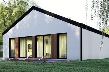  Projekt domu uA344 (WCB1488) - projekt domu parterowego - Zdjęcie 4