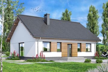  Projekt domu Daktyl 5 mini (WOF1216) - projekt domu parterowego - Zdjęcie 1