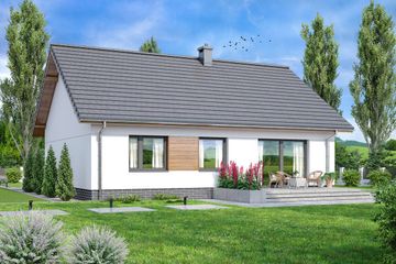  Projekt domu Daktyl 5 mini (WOF1216) - projekt domu parterowego - Zdjęcie 4