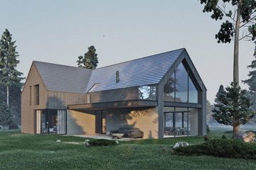  Projekt domu A-73 (PZB1085) - projekt domu parterowego z poddaszem - Zdjęcie 3