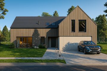  Projekt domu A-73 (PZB1085) - projekt domu parterowego z poddaszem - Zdjęcie 2