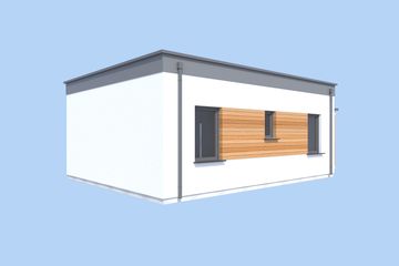  Projekt domu Lens 2 C dom mieszkalny, całoroczny (SLN2834) - projekt domu parterowego - Zdjęcie 4