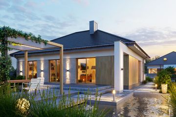  Projekt domu Domena 150 C1 (WRW1383) - projekt domu parterowego - Zdjęcie 4