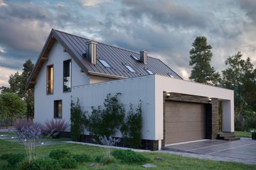  Projekt domu Elza Beta (1868) (KRD3010) - projekt domu parterowego z poddaszem - Zdjęcie 5