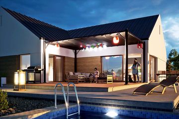  Projekt domu Magnetyt III z garażem 2-st. [A] (WRF2396) - projekt domu parterowego - Zdjęcie 4