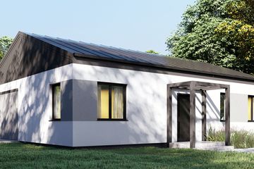  Projekt domu uA350 (WCB1487) - projekt domu parterowego - Zdjęcie 2
