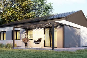  Projekt domu uA350 (WCB1487) - projekt domu parterowego - Zdjęcie 3