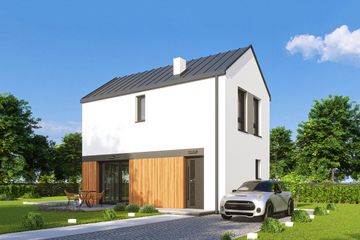  Projekt domu Luna 2b (WRD3152) - projekt domu z pełnym piętrem - Zdjęcie 1