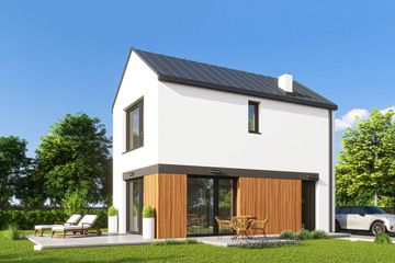  Projekt domu Luna 2b (WRD3152) - projekt domu z pełnym piętrem - Zdjęcie 3