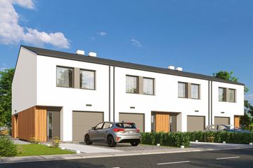  Projekt domu Julian 2 - bliźniak LLL (WRD3142) - projekt domu z pełnym piętrem - Zdjęcie 3