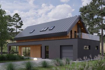  Projekt domu Nasza Stodoła M (KRY1000) - projekt domu parterowego z poddaszem - Zdjęcie 2