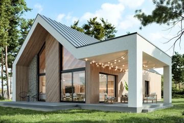  Projekt domu Nasza Stodoła Parterowa z garażem (KRY1002) - projekt domu parterowego - Zdjęcie 1