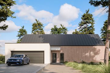  Projekt domu Nasza Stodoła Parterowa z garażem (KRY1002) - projekt domu parterowego - Zdjęcie 3