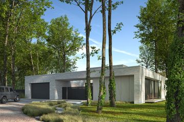  Projekt domu z patio 2 (WAW1161) - projekt domu parterowego - Zdjęcie 4