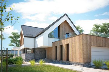  Projekt domu Tenerisa (KKF1037) - projekt domu parterowego z poddaszem - Zdjęcie 3