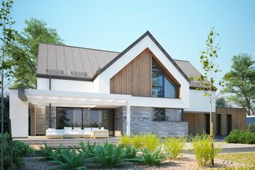  Projekt domu Tenerisa (KKF1037) - projekt domu parterowego z poddaszem - Zdjęcie 1