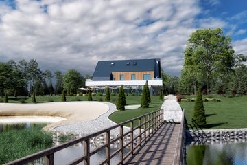  Projekt pensjonatu Kawiarnia (BSA2358) - projekt pensjonatu parterowego z poddaszem - Zdjęcie 4