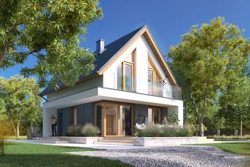  Projekt domu Kruszyna 3 (BSA2359) - projekt domu parterowego z poddaszem - Zdjęcie 6