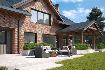  Projekt domu Anyż (BSA2360) - projekt domu parterowego z poddaszem - Zdjęcie 3