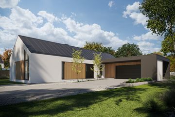  Projekt domu NewHouse 719 w1 G2 (KRZ1074) - projekt domu parterowego - Zdjęcie 1