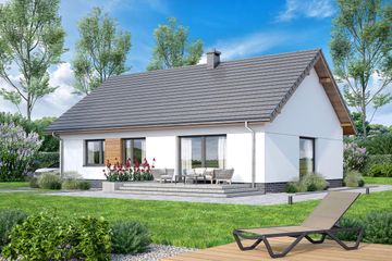  Projekt domu Daktyl 5 (WOF1217) - projekt domu parterowego - Zdjęcie 3