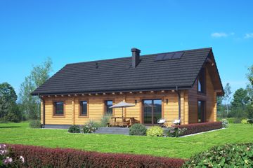  Projekt domu Almanów 11 dw (KRP2730) - projekt domu parterowego - Zdjęcie 2