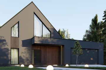  Projekt domu uA358 (WCB1498) - projekt domu parterowego z poddaszem - Zdjęcie 3