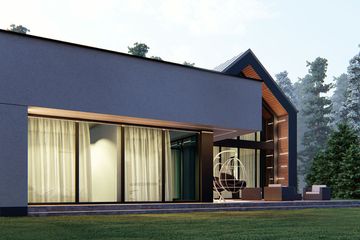  Projekt domu uA360 (WCB1502) - projekt domu parterowego z poddaszem - Zdjęcie 4