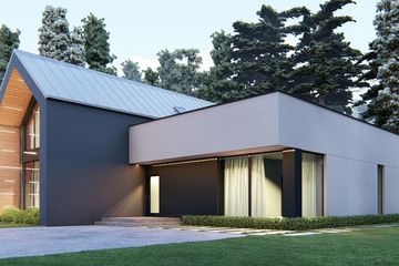  Projekt domu uA360 (WCB1502) - projekt domu parterowego z poddaszem - Zdjęcie 5