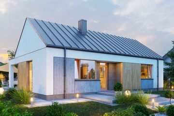  Projekt domu Domena 153 C (WRW1384) - projekt domu parterowego - Zdjęcie 1