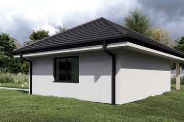  Projekt budynku gospodarczego uAG22 (WCB1501) - projekt budynku parterowego - Zdjęcie 3