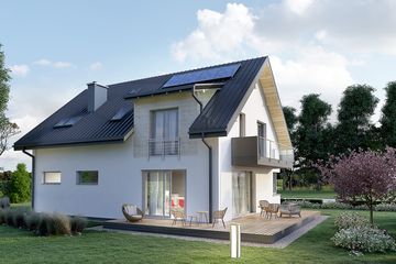  Projekt domu DomStudio 11 (KCD1013) - projekt domu parterowego z poddaszem - Zdjęcie 3