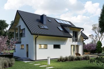  Projekt domu DomStudio 11 (KCD1013) - projekt domu parterowego z poddaszem - Zdjęcie 4