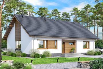  Projekt domu Mokka plus (WOF1218) - projekt domu parterowego - Zdjęcie 1