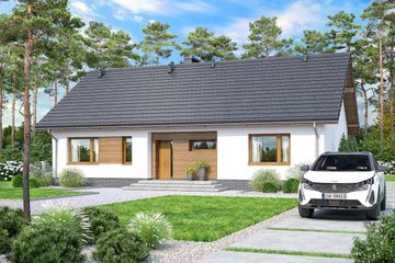  Projekt domu Mokka plus (WOF1218) - projekt domu parterowego - Zdjęcie 2