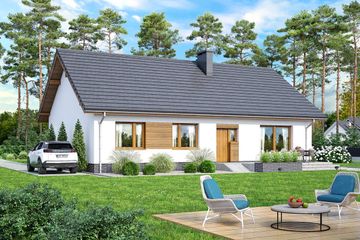  Projekt domu Mokka plus (WOF1218) - projekt domu parterowego - Zdjęcie 4