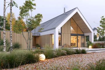  Projekt domu Beztroski 1G (WAW1162) - projekt domu parterowego - Zdjęcie 2