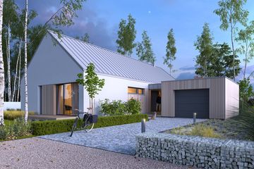  Projekt domu Beztroski 2G (WAW1163) - projekt domu parterowego - Zdjęcie 1