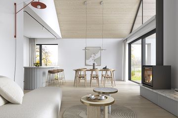  Projekt domu Beztroski 2G (WAW1163) - projekt domu parterowego - Zdjęcie 6