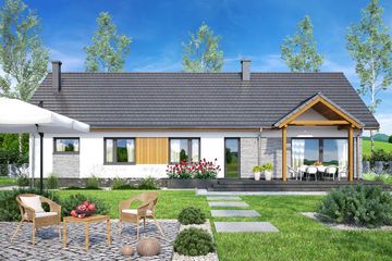  Projekt domu Abelia 2 (WOF1219) - projekt domu parterowego - Zdjęcie 4